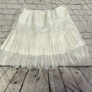 White skirt